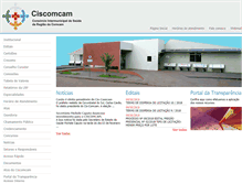 Tablet Screenshot of ciscomcam.com.br